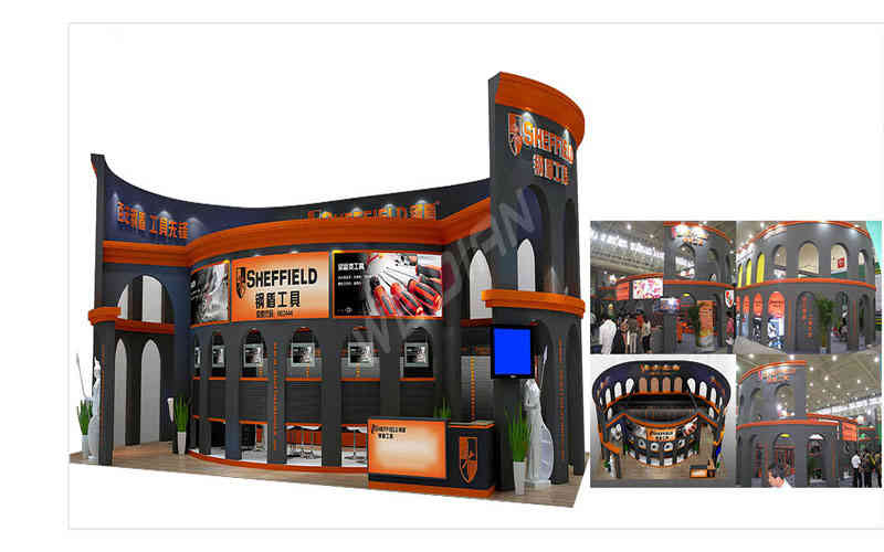 鋼盾工具建博會(huì)廣州展臺設(shè)計(jì)搭建