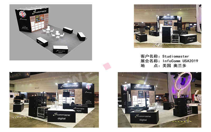 維點展覽設計公司助力多家企業(yè)美國展位設計搭建