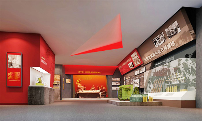 廣東湛江企業黨建展廳裝修，廣東企業黨建展館裝修設計、廣東企業黨建文化設計（三）