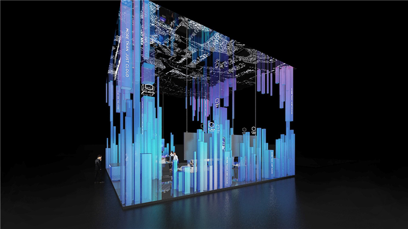 青島海爾空調電子有限公司參展廣州會展中心展覽設計展臺搭建3